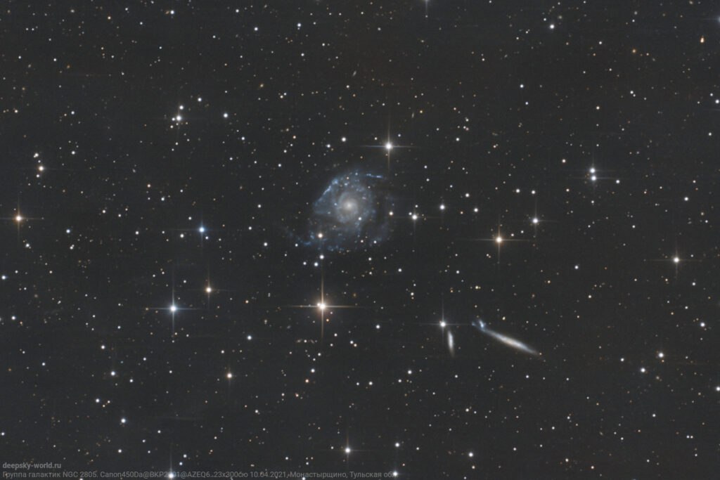 Группа галактик NGC 2805 в <jkmijq Vtldtlbwt